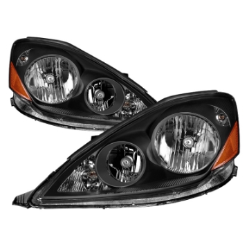 Picture of xTune Toyota Sienna Halogen Models Only 2006-2010 OEM Style Headlights - Black HD-JH-TSIE06-AM-BK