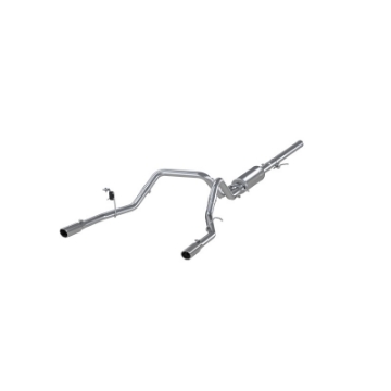 Picture of MBRP 14 Chevy-GMC 1500 Silverado-Sierra 4-3L V6-5-3L V8 Dual Split Rear T409 3in Cat Back Exhaust