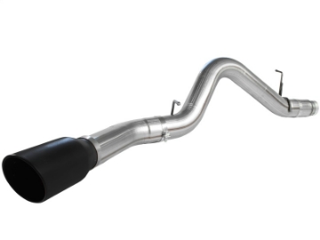 Picture of aFe MACHForce XP Exhaust 5in DPF-Back SS 11-13 GM Diesel Trucks V8-6-6L td LML Blk Tip