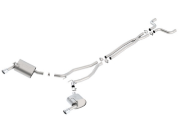 Picture of Borla 14-15 Camaro 3-6L V6 Single Split Rear Exit Touring Catback Exhaust