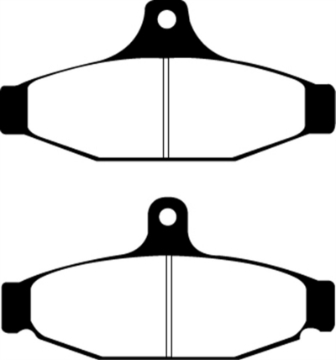 Picture of EBC 85-88 Chevrolet Camaro 3rd Gen 2-8 Performance Package Ultimax2 Rear Brake Pads