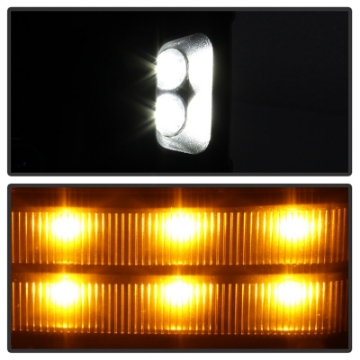 Picture of xTune Chevy Silverado 99-02 G2 Heated Amber LED Signal Telescoping Mirrors MIR-CS99S-G2-PWH-AM-SET