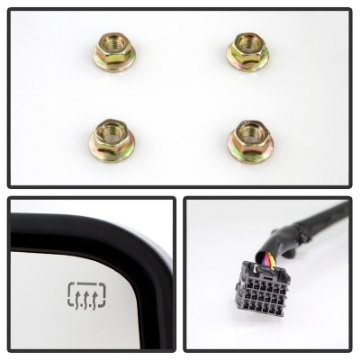 Picture of xTune Chevy Silverado 14-16 Heated Smoke LED Signal Telescoping Mirrors MIR-CSIL14S-G2-PWH-SM-SET