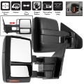 Picture of xTune Ford F-150 07-14 Heated Amber LED Signal Telescoping Mirror - SET MIR-FF15007S-PWH-AM-SET