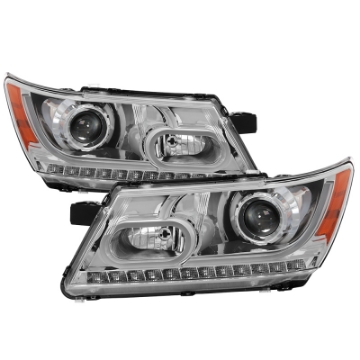 Picture of xTune Dodge Journey 2009-2014 Light Bar DRL Projector - Black PRO-JH-DJ09-LBBRL-C