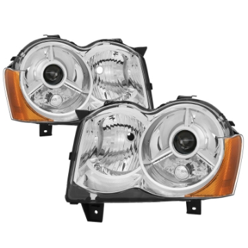 Picture of xTune Jeep Grand Cherokee 08-10 OEM Style Projector Headlights - Chrome PRO-JH-JGC08-AM-C