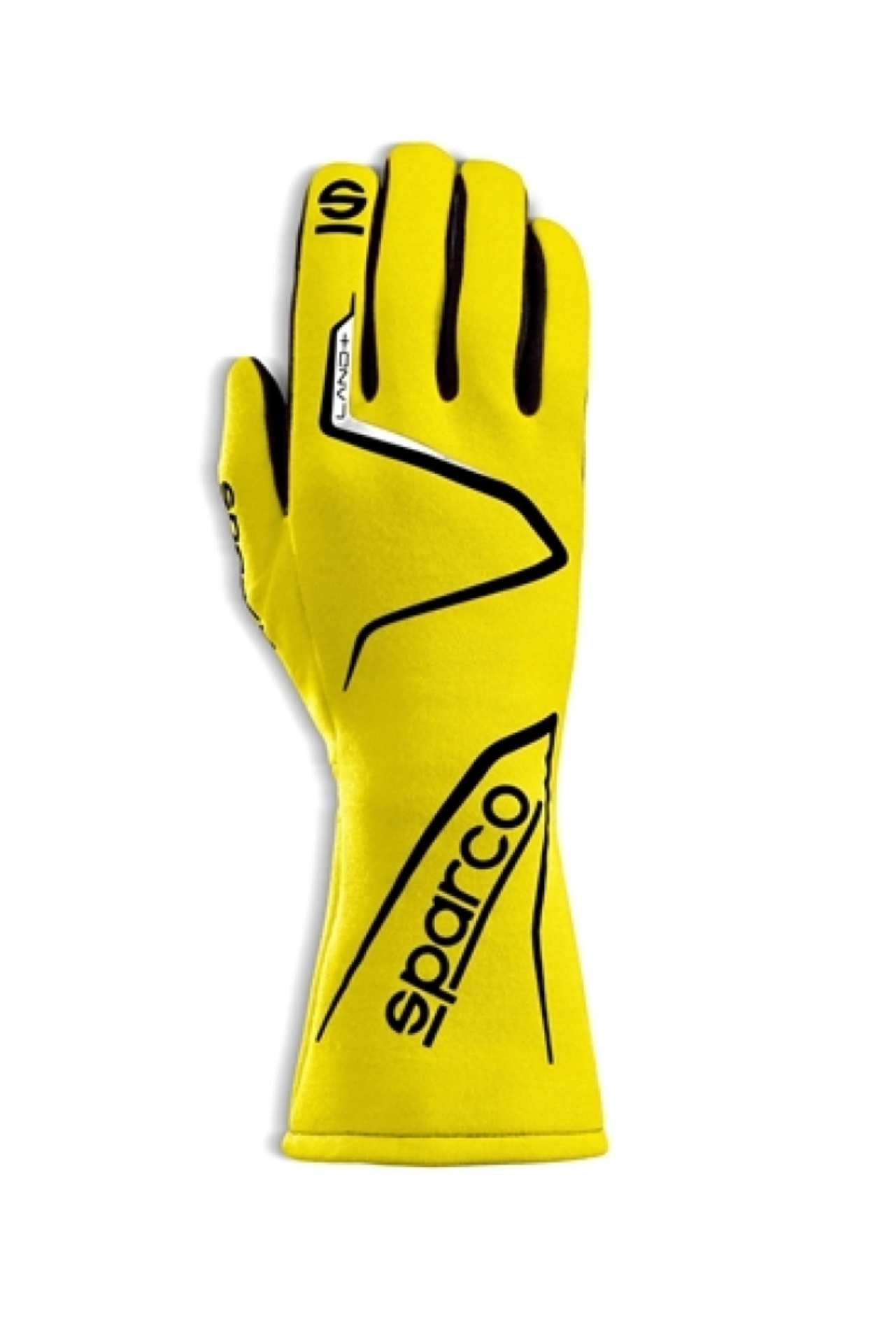 Picture of Sparco Glove Land+ 10 Yellow Fluo