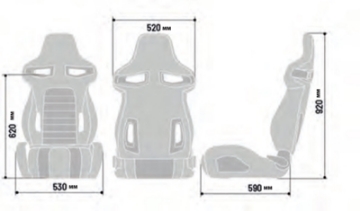 Picture of Sparco Seat R333 2021 Black