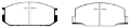 Picture of EBC 85-90 Lotus Esprit 2-2 Redstuff Front Brake Pads