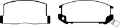 Picture of EBC 85-90 Toyota MR2 1-6 Greenstuff Rear Brake Pads