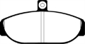 Picture of EBC 85-93 Volvo 740 2-1 Girling Greenstuff Front Brake Pads