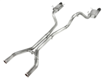 Picture of aFe MACHForce XP Cat-Back Exhaust 3in SS w- Black Tips 11-14 Ford Mustang GT V8 5-0L