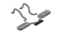 Picture of Corsa 1997-2004 Chevrolet Corvette C5 Z06 5-7L V8 Black Sport Axle-Back Exhaust