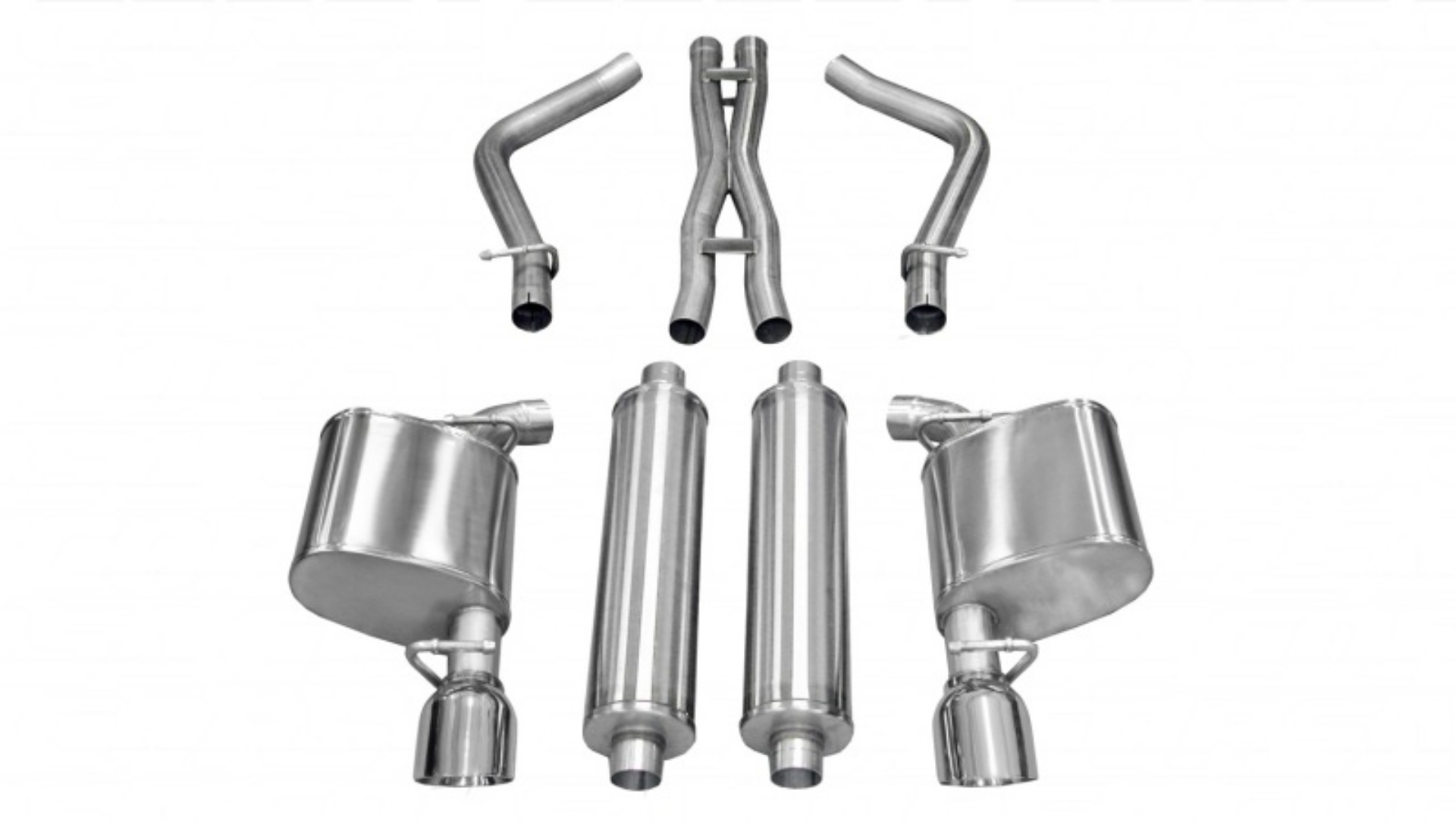 Picture of Corsa 2011-2014 Chrysler 300 R-T 5-7L V8 Polished Xtreme Cat-Back Exhaust