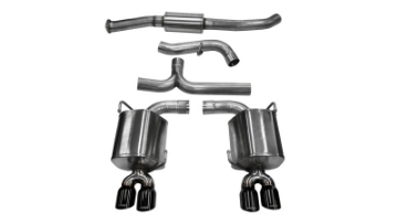 Picture of Corsa 2011-2014 Subaru Impreza Sedan STI 2-5L Turbo Manual Black Sport Cat-Back Exhaust