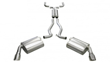 Picture of Corsa 2010-2015 Chevrolet Camaro Coupe SS 6-2L V8 Auto Polished Sport Cat-Back + XO Exhaust