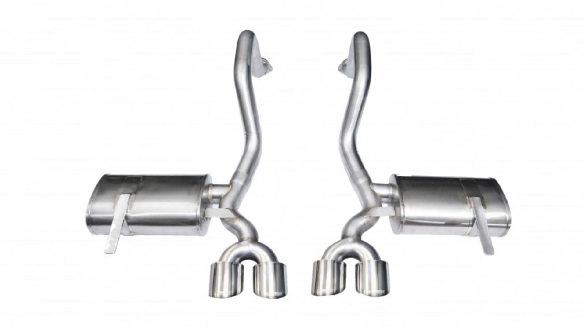 Picture of Corsa 1997-2004 Chevrolet Corvette C5 Z06 5-7L V8 Polished Xtreme Axle-Back Exhaust
