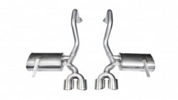 Picture of Corsa 1997-2004 Chevrolet Corvette C5 Z06 5-7L V8 Polished Xtreme Axle-Back Exhaust
