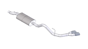 Picture of Corsa 2011-2014 Ford F-150 EcoBoost 3-5L V6 Black Sport Cat-Back Exhaust