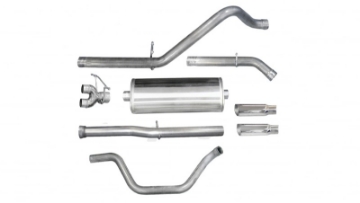Picture of Corsa 2011-2013 Chevrolet Silverado Crew Cab-Short Bed 1500 6-2L V8 Polished Sport Cat-Back Exhaust