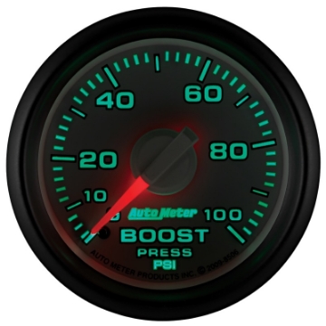 Picture of Autometer Factory Match 52-4mm Mechanical 0-100 PSI Boost Gauges 3 pressure Ranges