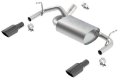Picture of Borla 12-16 Jeep Wrangler 3-6AT-MT 4WD 2+4DR S- SQ -RL-AC SR 2-5in, 2in Tip 3-5 sqx8 Black Chrome