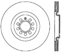 Picture of StopTech Power Slot 09 VW CC Passat CC - 06-09 Passat Front Left CRYO-STOP Slotted Rotor