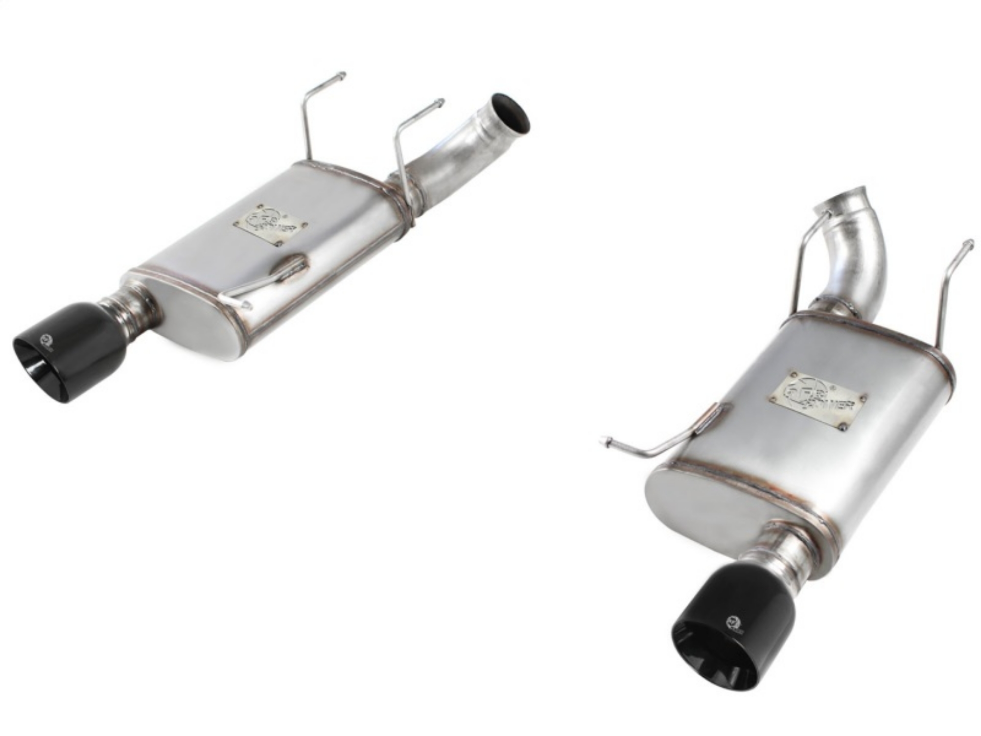 Picture of aFe MACHForce XP Exhaust 11-14 Ford Mustang GT V8-5-0L 3in- Stainless Steel Axle-Back w-Black Tips