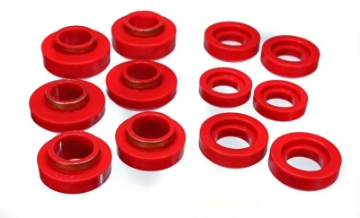 Picture of Energy Suspension GM Red Body to Frame Mount and Radiator Support Bushing Set