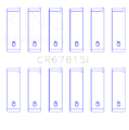 Picture of King Engine Bearings 01-98-12-09 Chrysler 167CI - 2-7 Liter EER V6 Rod Bearing Set