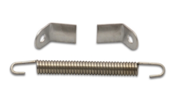 Picture of Vibrant Weld on Collector Tab Kit includes 2 x S-S- collector tabs and 3-1-2in long spring