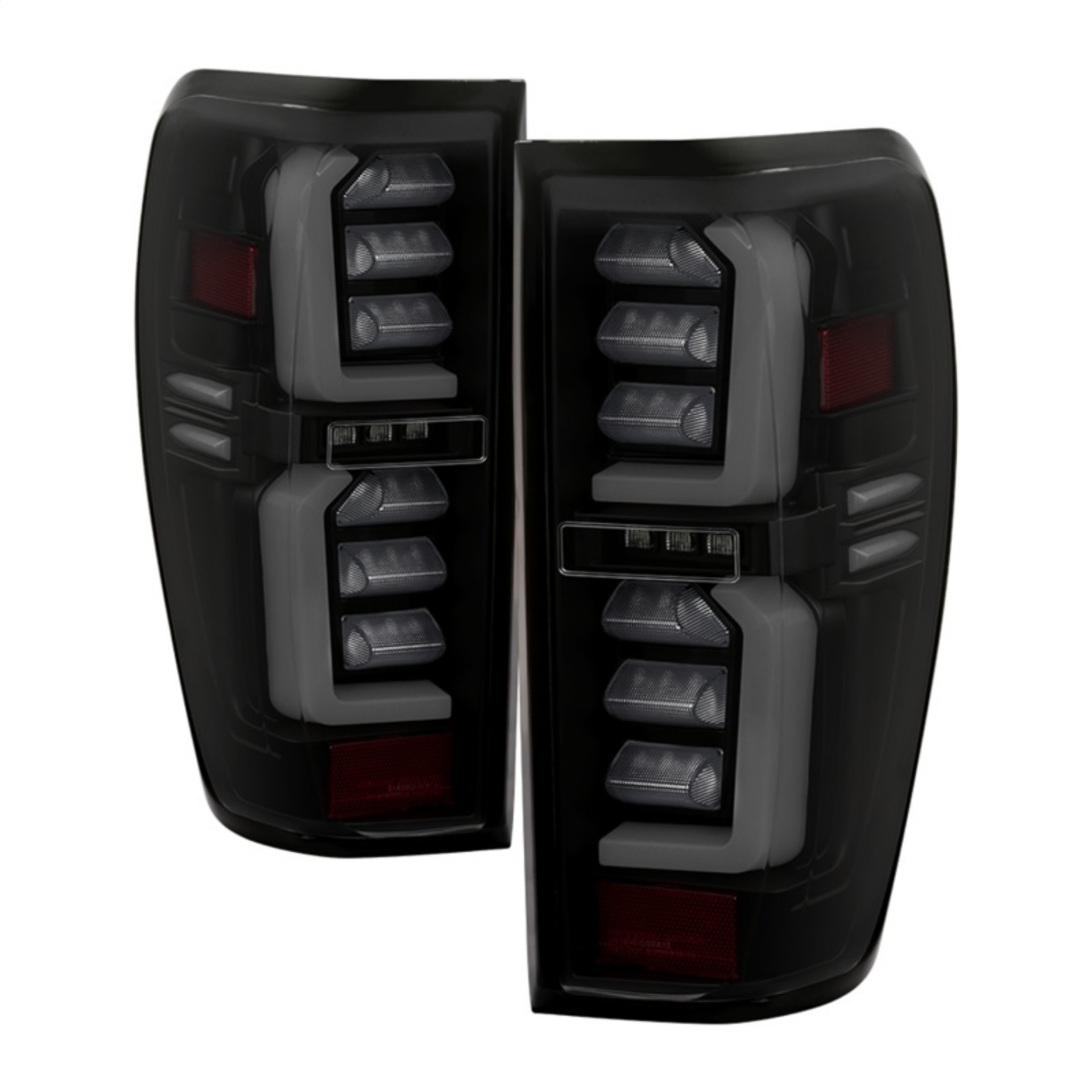 Picture of Spyder GMC Sierra 19-20 Incandescent Bulb Model Only LED Tail Lights-Black Smoke ALT-YD-GS19-LED-BSM