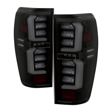 Picture of Spyder GMC Sierra 19-20 Incandescent Bulb Model Only LED Tail Lights-Black Smoke ALT-YD-GS19-LED-BSM
