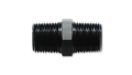 Picture of Vibrant 1-4in NPT x 1-4in NPT Straight Union Pipe Adapter Fitting - Aluminum