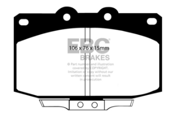 Picture of EBC 86-89 Mazda RX7 2-4 1-3 RotaryVented Rear Rotors Ultimax2 Front Brake Pads