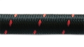 Picture of Vibrant -12 AN Two-Tone Black-Red Nylon Braided Flex Hose 2 foot roll