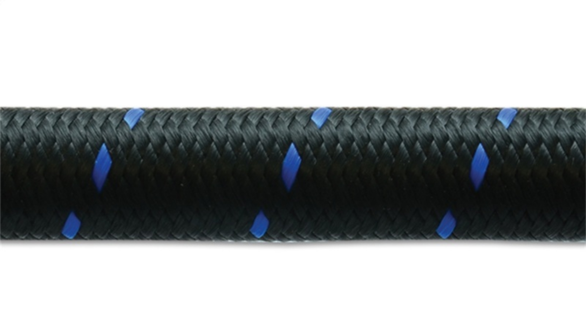 Picture of Vibrant -8 AN Two-Tone Black-Blue Nylon Braided Flex Hose 10 foot roll