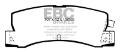 Picture of EBC 86-92 Toyota Corolla 1-6 Yellowstuff Rear Brake Pads