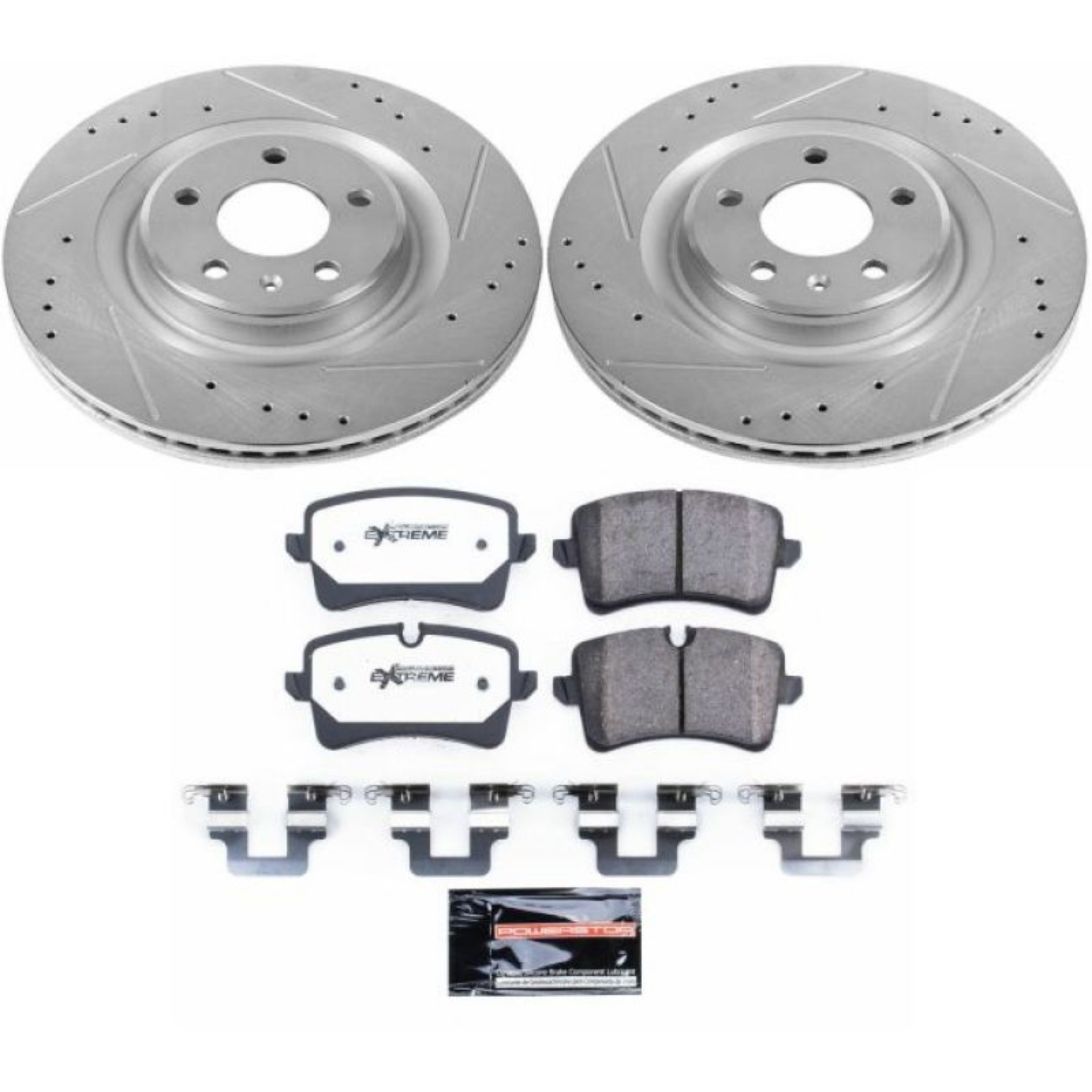 Picture of Power Stop 14-18 Audi A6 Rear Z26 Street Warrior Brake Kit