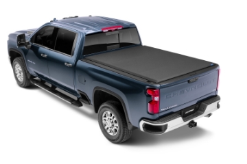 Picture of Lund 20-23 Chevrolet Silverado 2500-3500 6-9ft- Bed Genesis Roll Up Tonneau Cover - Black