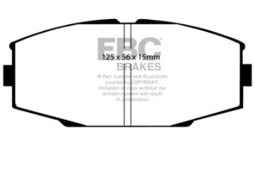 Picture of EBC 86-92 Toyota Supra 2-8 Ultimax2 Front Brake Pads