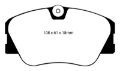 Picture of EBC 86-93 Mercedes-Benz 190-190E 2-3 16v Redstuff Front Brake Pads
