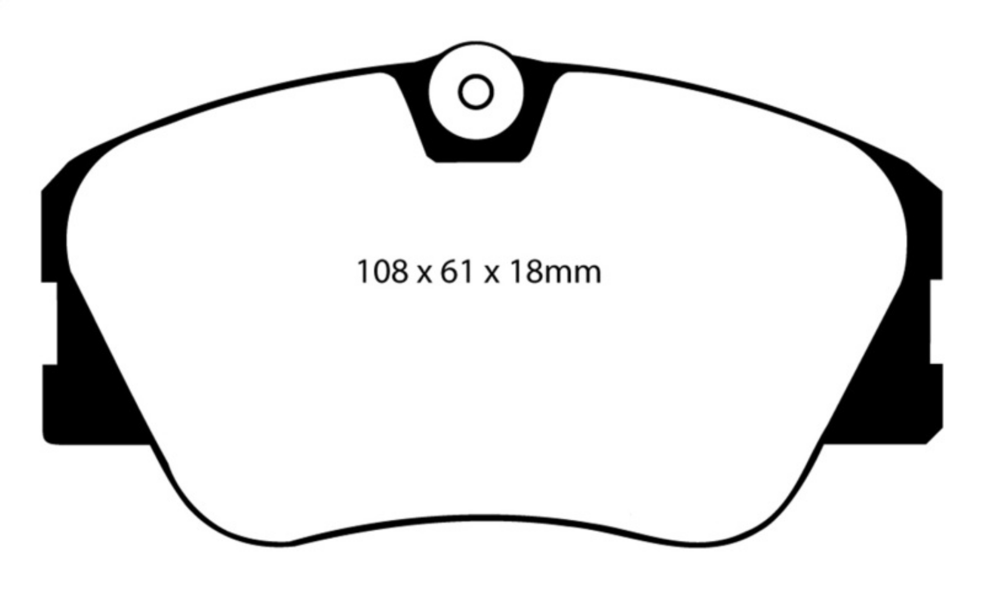 Picture of EBC 86-93 Mercedes-Benz 190-190E 2-3 16v Redstuff Front Brake Pads