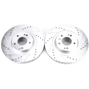 Picture of Power Stop 13-18 Hyundai Santa Fe Sport Front Evolution Drilled & Slotted Rotors - Pair