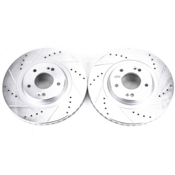 Picture of Power Stop 13-18 Hyundai Santa Fe Sport Front Evolution Drilled & Slotted Rotors - Pair