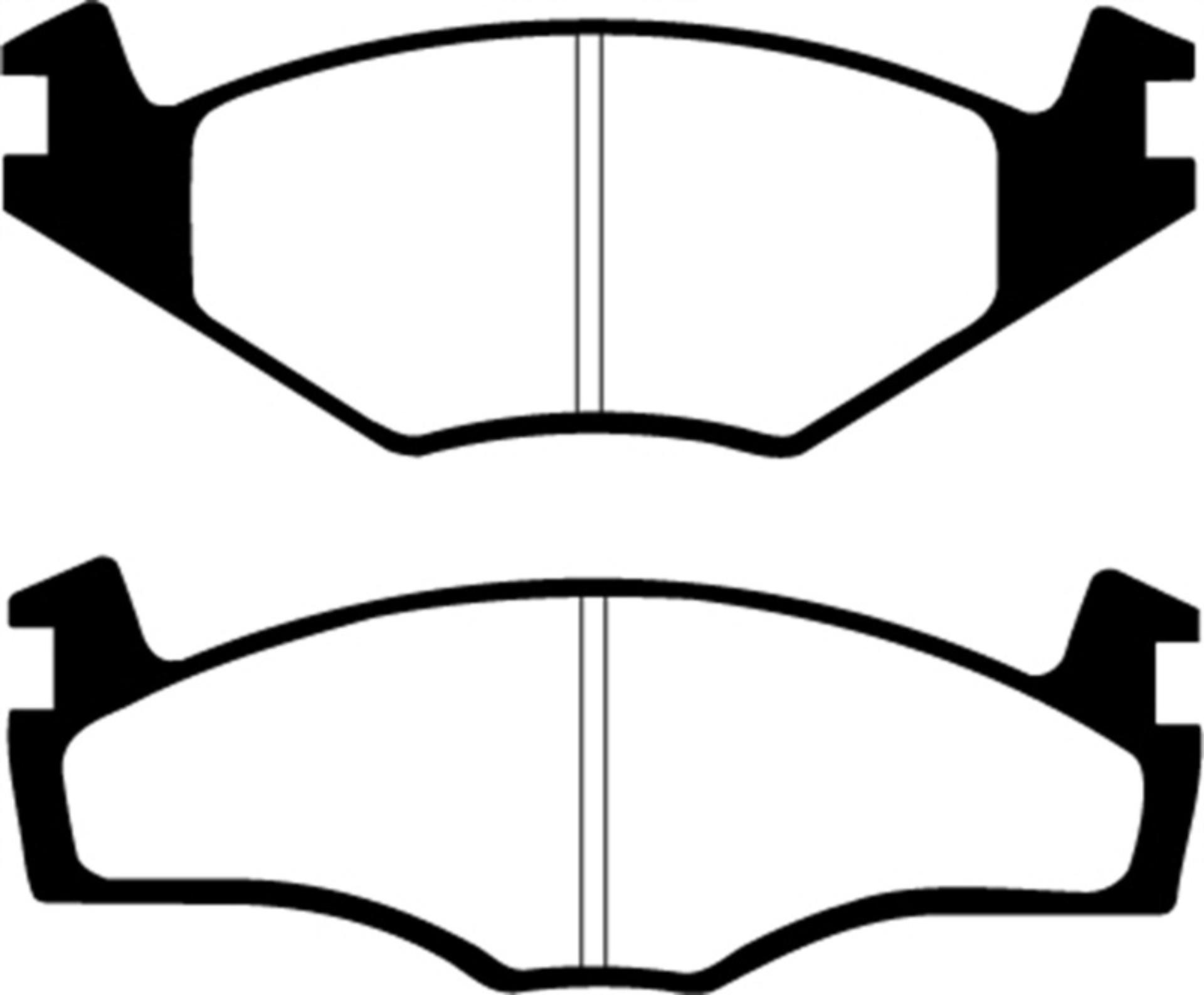 Picture of EBC 86-93 Volkswagen Cabriolet 1-8 Ultimax2 Front Brake Pads