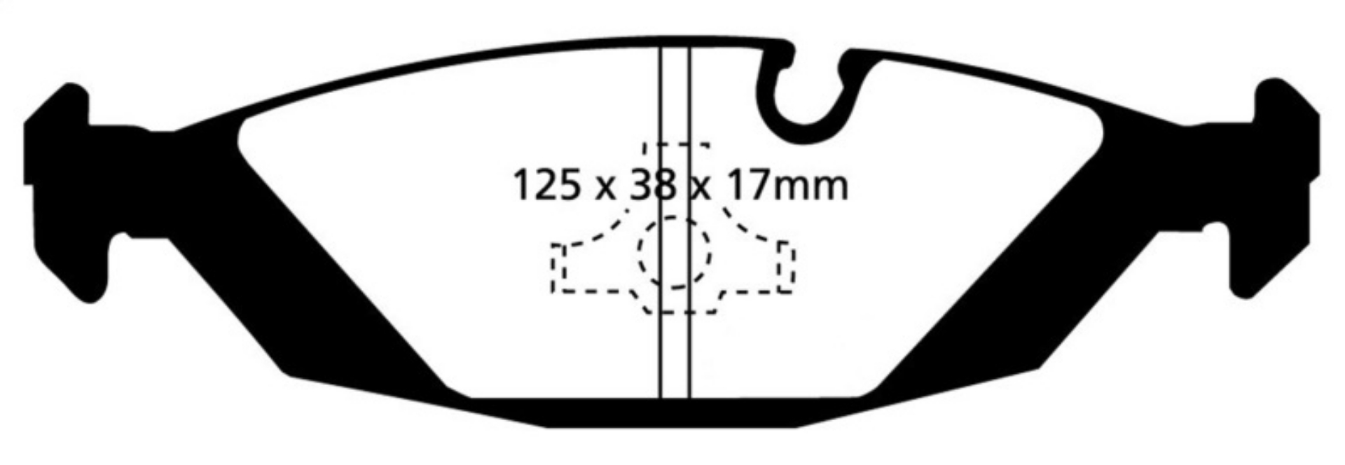 Picture of EBC 87-88 BMW M5 3-5 E28 Redstuff Rear Brake Pads