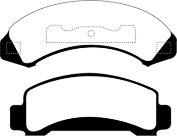 Picture of EBC 87-88 Ford Aerostar 2-3 Greenstuff Front Brake Pads
