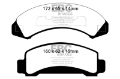 Picture of EBC 87-88 Ford Aerostar 2-3 Greenstuff Front Brake Pads