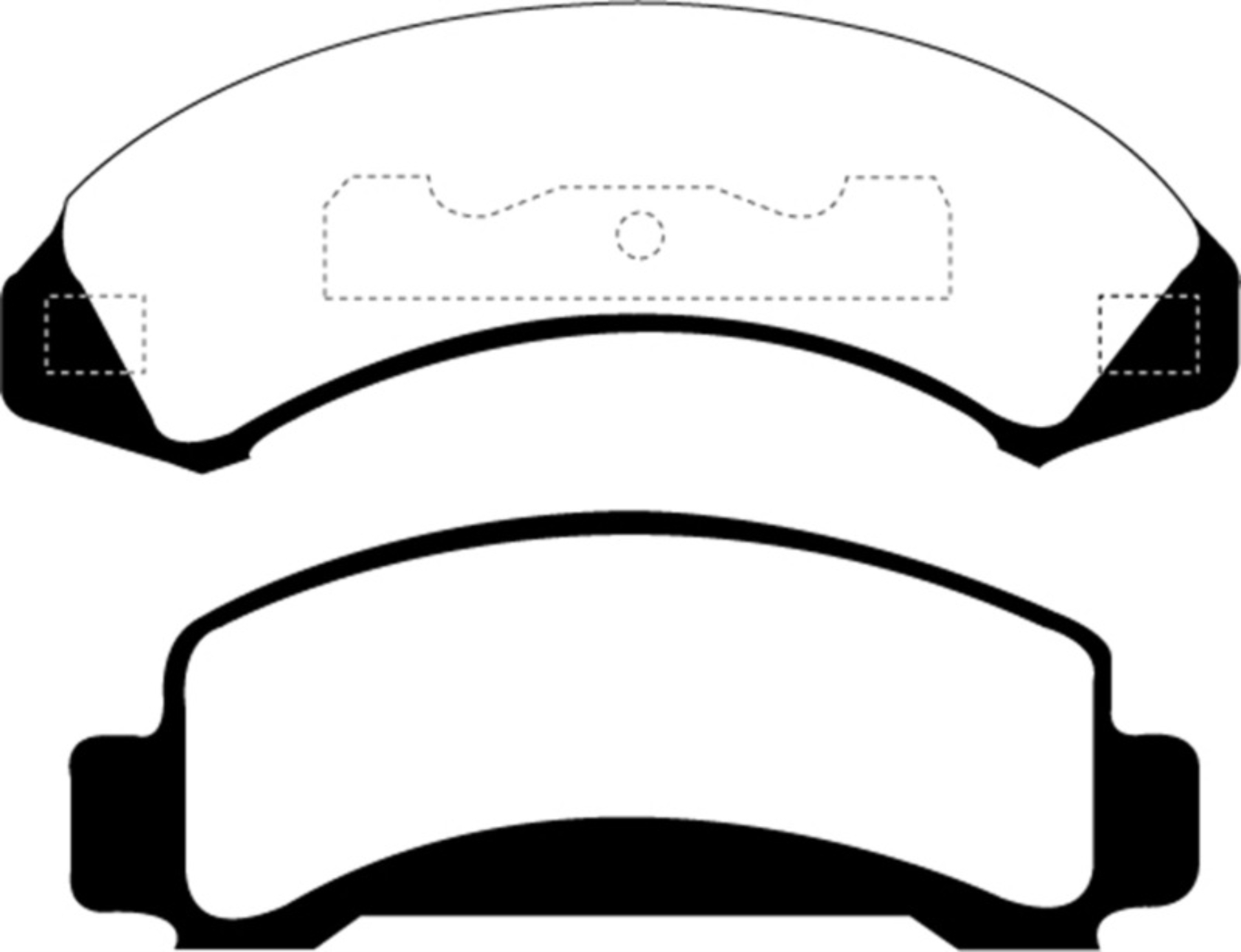 Picture of EBC 87-88 Ford Aerostar 2-3 Ultimax2 Front Brake Pads